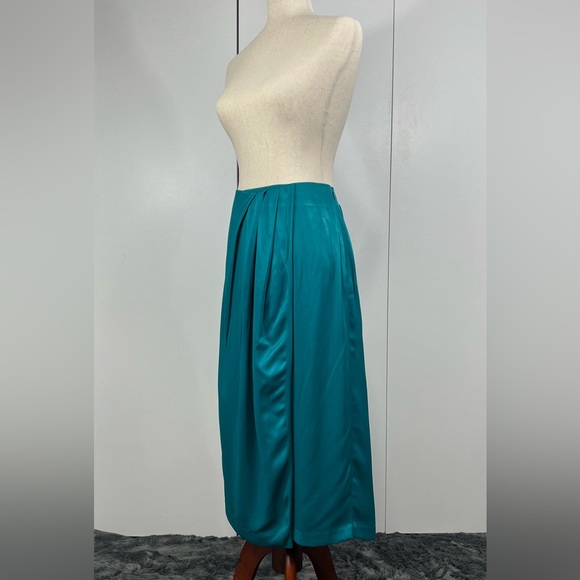 Anthropologie Teal Maxi Skirt in Standard Medium - Picture 2 of 10